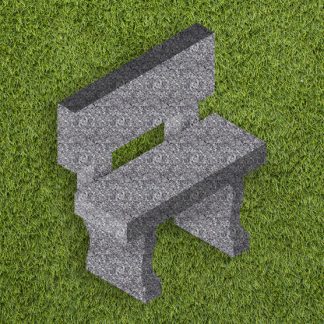 Bench With Back (Barre Grey)